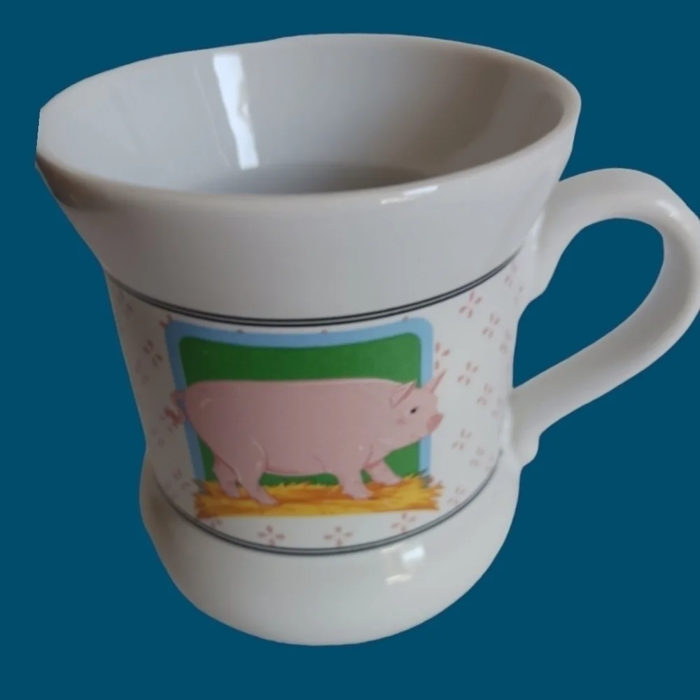 Vandor country vtg coffee mugs lot of 4 10floz